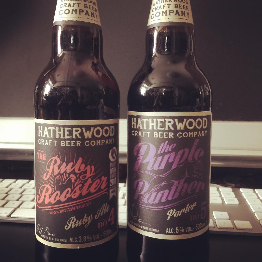 社長から、おみやげのイギリスのビールHatherwood Craft Beer Company