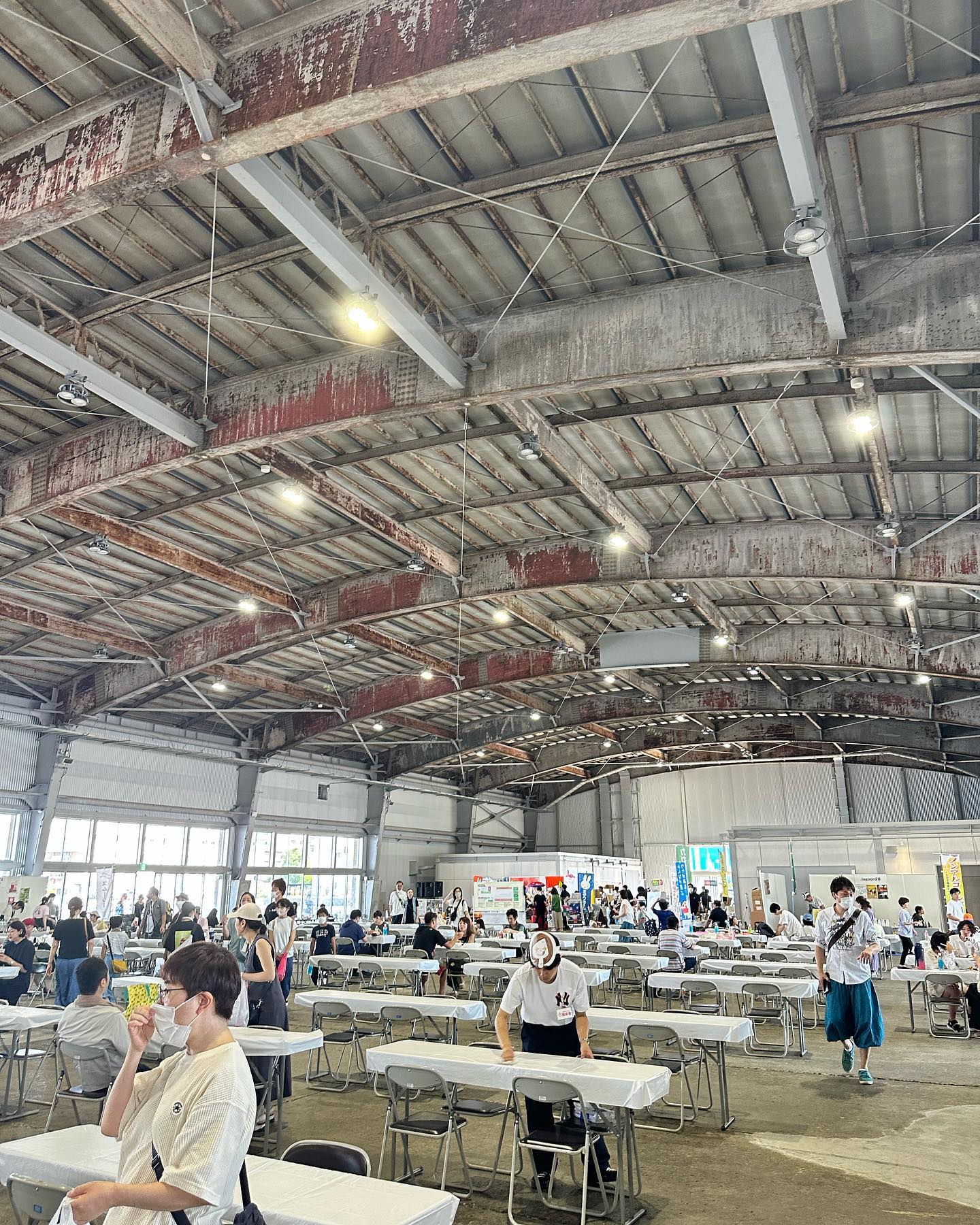 ガタフェス来たよ。新発売のレモンジンジャー楽園エールもキンキンに冷えてました。#エチゴビール